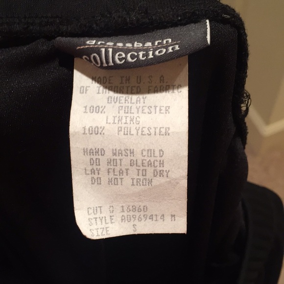 Dressbarn sheer palazzo wide leg black pants - Picture 8 of 8